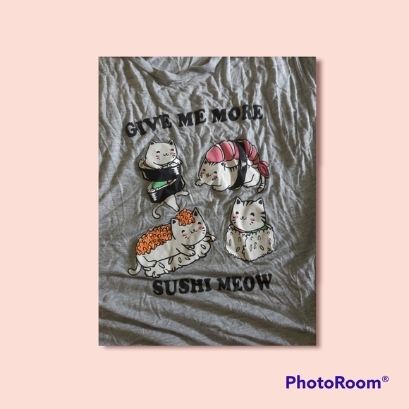 Sushi Cat Shirt - Picture 3 of 3